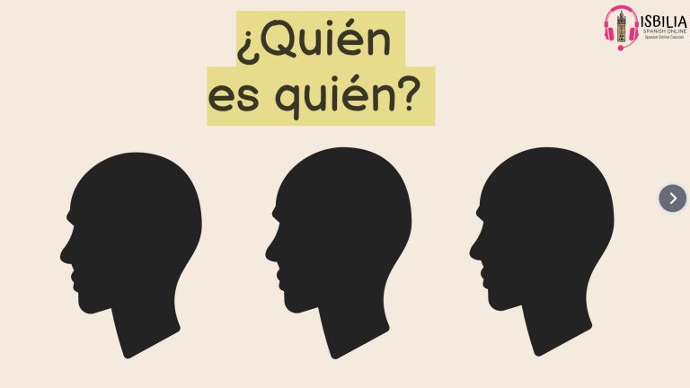 Verbo ser quién es quién