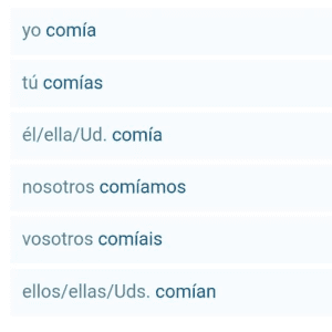 Spanish verbs II